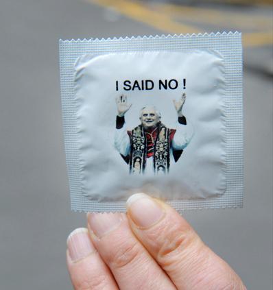 condom packaging that probably wouldn’t sell in Poland ;)