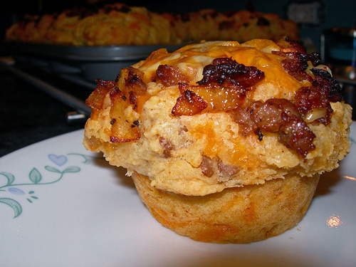 Bacon Cheese Muffin